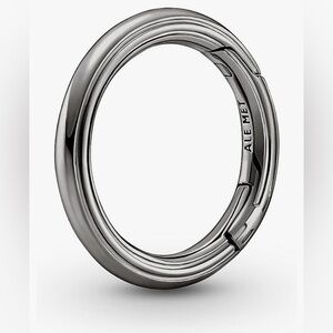 Pandora ME Styling Round Connector, Ruthenium-Plated